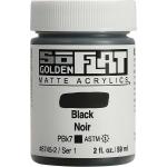 Golden SoFlat Paint - 2oz Jar - Black [6745-2]