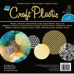 Grafix Opaque Black Craft Plastic 12" x 12" - Pack Of 4 [K10OBCP1212-4]