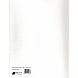 Grafix Opaque White Craft Plastic 9" x 12" - Pack Of 10 [K10OWCP912-10]