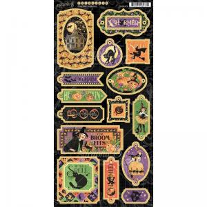 Graphic 45 Charmed Collection - Chipboard Die Cuts [4502472]