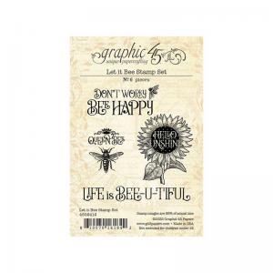 Graphic 45 Let It Bee Collection - Clear Stamp Set [4502412]