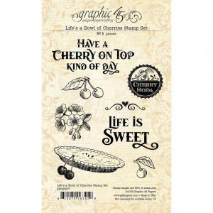 Graphic Life's A Bowl Of Cherries Collection - Clear Stamp Set [4502587]