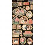 Graphic 45 Mon Amour Collection - Chipboard Die Cuts [4502539]