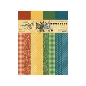 Graphic 45 Wonder Of Oz Collection - Patterns & Solids Pack [4503122]