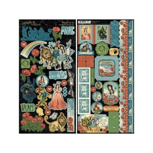 Graphic 45 Wonder Of Oz Collection - Sticker Set [4503123]