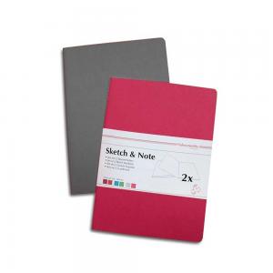Hahnemüle Sketch & Note Sketchbooks - A5 Fuchsia & Grey [10628891]