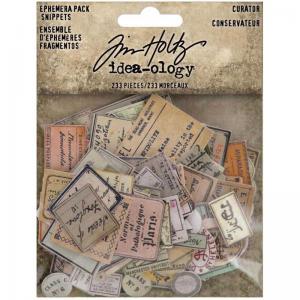 Halloween 2021 Idea-ology by Tim Holtz - [TH94152] Ephemera Pack - Curator