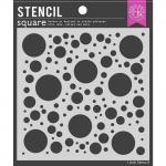 Hero Arts 6" x 6" Stencil - Large Sprinkled Dots [SA235]