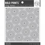Hero Arts Bold Prints Cling Stamp - Starflakes [CG920]