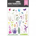 Hero Arts Hero Transfers Rub-Ons - Wildflowers & Bugs [RT117]