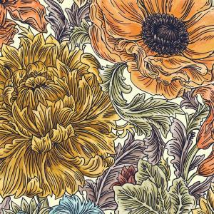 Hester & Cook Cocktail Napkins - Autumn Acanthus [KP1658]
