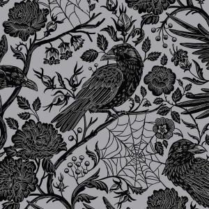 Hester & Cook Cocktail Napkins - Raven Toile [KP1654]