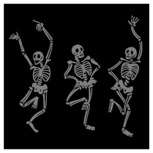 Hester & Cook Cocktail Napkins - Skeleton Dance [KP1460]