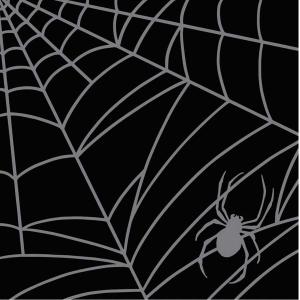 Hester & Cook Cocktail Napkins - Spiderweb [KP1462]