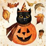 IHR Cocktail Napkins - Cat In The Jack [C1056600]