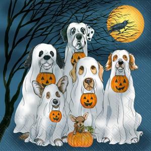 IHR Cocktail Napkins - Ghost Dogs [C1020700]