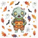 IHR Cocktail Napkins - Zombie Kid [C1126100]
