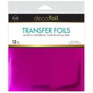 iCraft Deco Foil 6" x 6" Transfer Foils - Berry Crush [5710]
