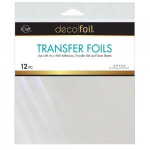 iCraft Deco Foil 6" x 6" Transfer Foils - Blizzard [5695]