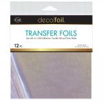 iCraft Deco Foil 6" x 6" Transfer Foils - Silver Sparkle [5715]