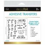 iCraft Deco Foil Adhesive Transfers - Cheers [5637]
