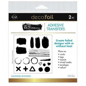 iCraft Deco Foil Adhesive Transfers - Dazzling Doodles [19121]