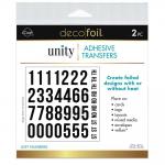 iCraft Deco Foil Adhesive Transfers - Just Numbers [19118]
