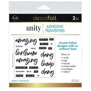 iCraft Deco Foil Adhesive Transfers - Simply Amazing [19117]