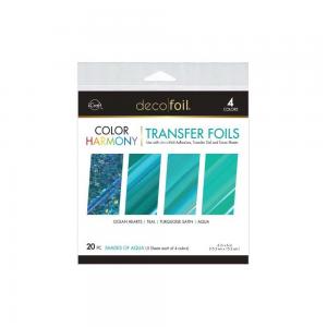 iCraft Deco Foil Color Harmony Transfer Foils - Shades Of Aqua [5419]