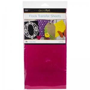 iCraft Deco Foil Flock Transfer Sheets - Think Pink [5533]