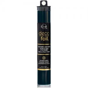 iCraft Deco Foil Transfer Sheets - Black [51205]