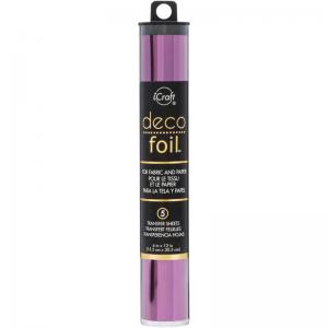iCraft Deco Foil Transfer Sheets - Plum [51315]