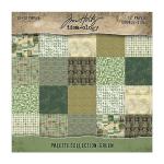 Idea-ology By Tim Holtz Palette Collection 12" x 12" Paper Pad - Green [TH94460]