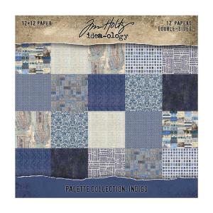 Idea-ology By Tim Holtz Palette Collection 12" x 12" Paper Pad - Indigo [TH94462]