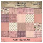 Idea-ology By Tim Holtz Palette Collection 12" x 12" Paper Pad - Pink [TH94455]