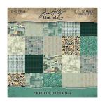 Idea-ology By Tim Holtz Palette Collection 12" x 12" Paper Pad - Teal [TH94461]