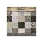 Idea-ology By Tim Holtz Palette Collection 8" x 8" Paper Pad - Charcoal [TH94479]