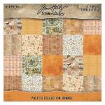 Idea-ology By Tim Holtz Palette Collection 8" x 8" Paper Pad - Orange [TH94471]