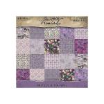 Idea-ology By Tim Holtz Palette Collection 8" x 8" Paper Pad - Purple [TH94478]