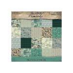 Idea-ology By Tim Holtz Palette Collection 8" x 8" Paper Pad - Teal [TH94475]