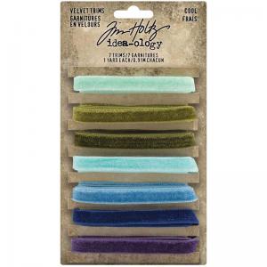 Idea-ology by Tim Holtz - [TH94113] Velvet Trims - Cool