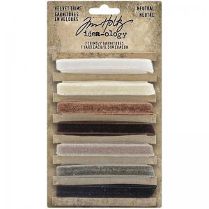 Idea-ology by Tim Holtz - [TH94114] Velvet Trims - Neutral