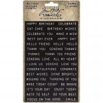 Idea-ology by Tim Holtz - [TH94121] Label Stickers - Sentiments