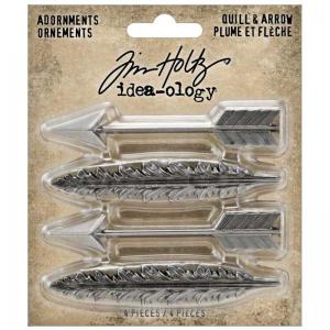 Idea-ology by Tim Holtz - [TH94220] Adornments - Quill and Arrow