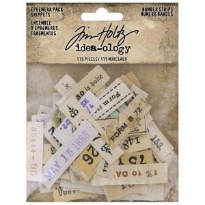 Idea-ology by Tim Holtz - [TH94222] Ephemera Pack - Number Strips