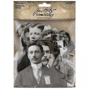 Idea-ology by Tim Holtz - [TH94233] Paper Dolls Portraits