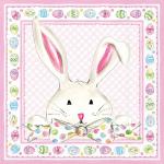 IHR Cocktail Napkins - Easter Bunny Floral [C073200]