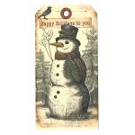 In The Land Of Elsewhere Tags - Happy Holidays To You Snowman [129]