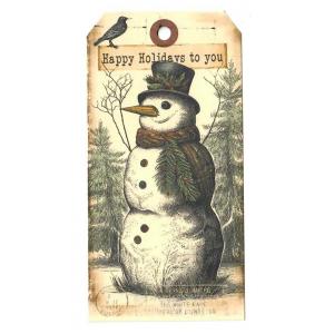In The Land Of Elsewhere Tags - Happy Holidays To You Snowman [129]