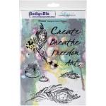 IndigoBlu Rubber Stamp Set - Plume [IND0142PC]